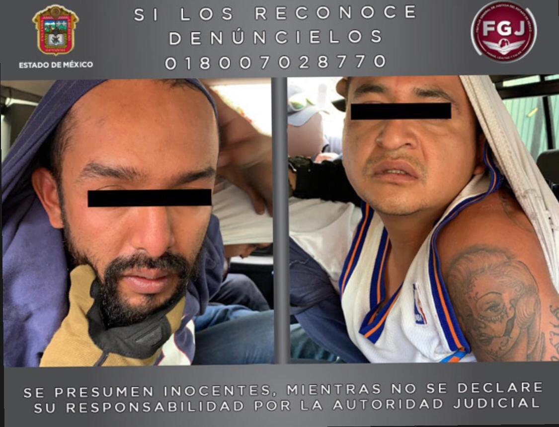 Libera FGJEM a dos personas secuestradas y detiene a dos sujetos en Tlalnepantla