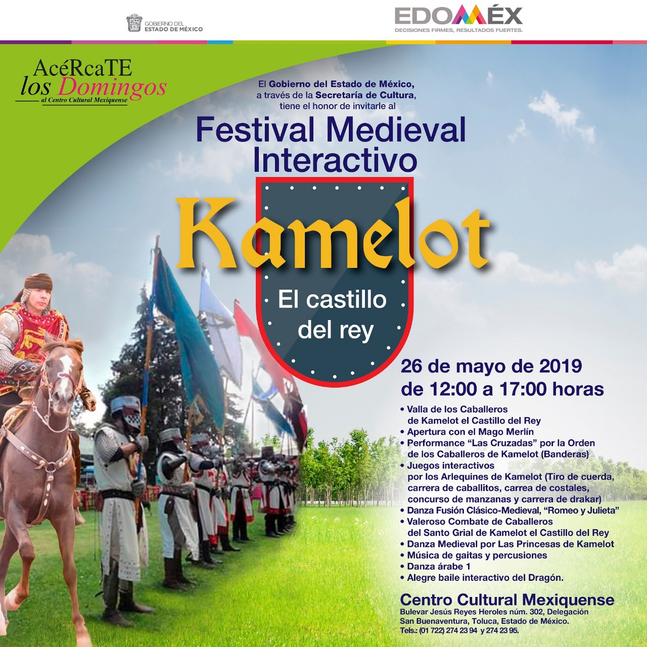 Prometen magia, historia y diversión en el festival medieval “Kamelot”