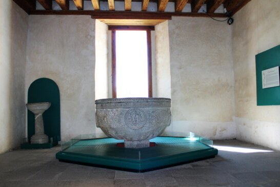 Conoce la pila bautismal del siglo XVI en el museo virreinal en Zinacantepec