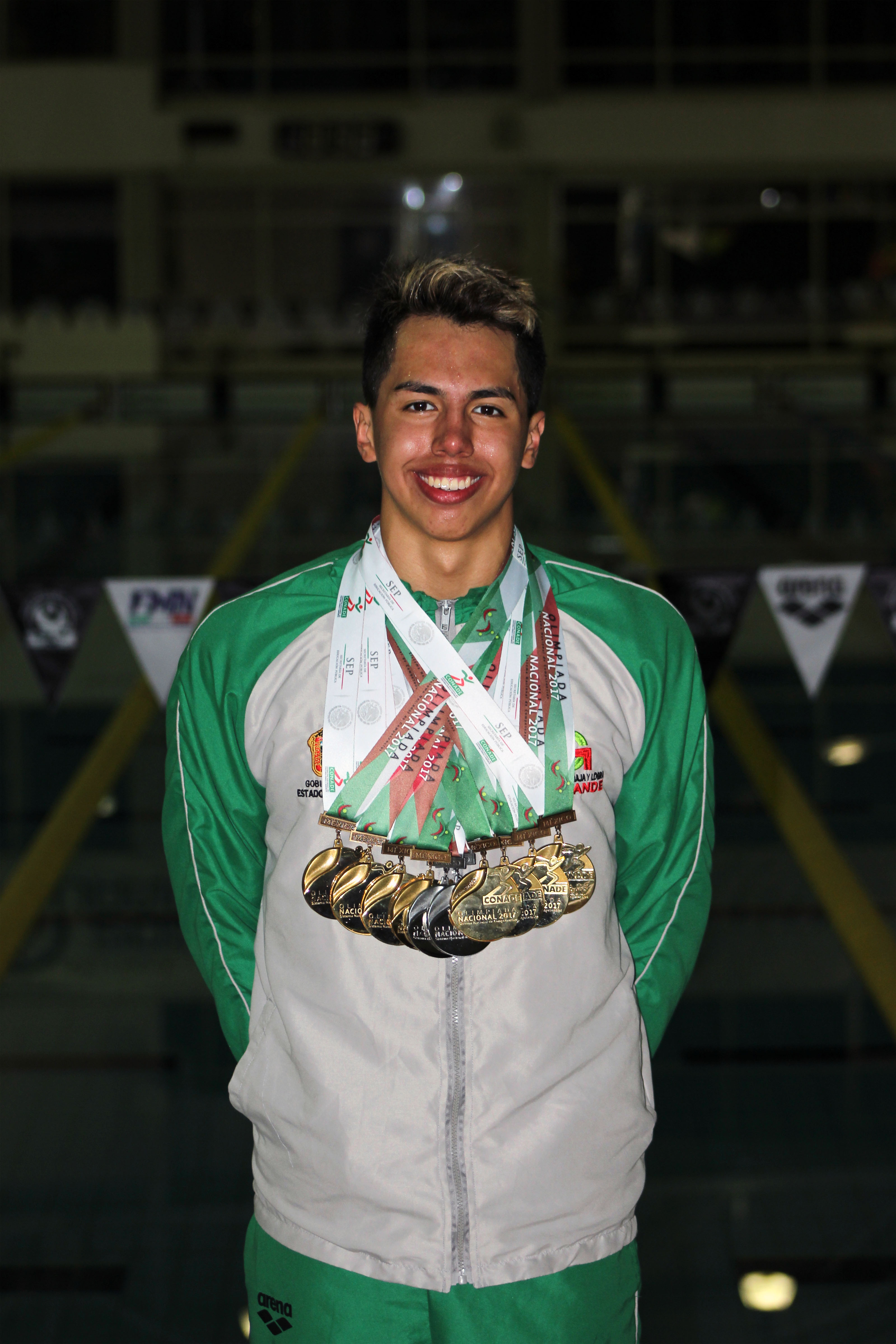 Estado de México se proclama campeón de natación en olimpiada nacional 2017