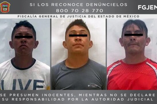 Procesan a tres probables asaltantes detenidos en Nicolás Romero