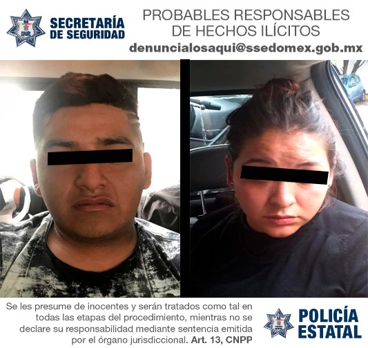 Dos presuntos integrantes del grupo delictivo la unión Tepito, detenidos por robo de vehículo