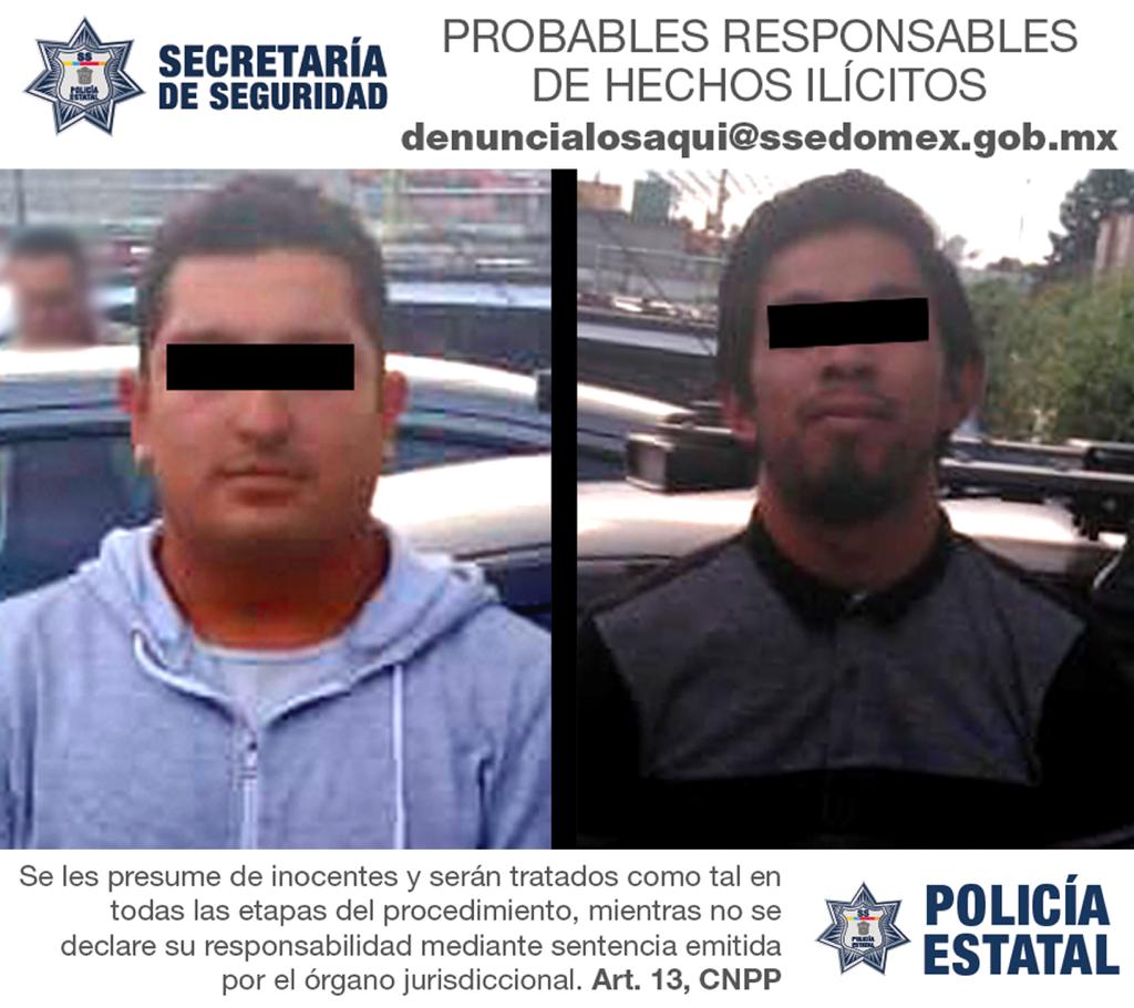 Secretaría de seguridad recupera vehículo robado en un tianguis de autos y detiene a dos individuos