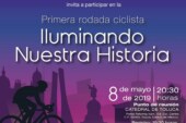 Organizan rodada nocturna en Toluca para disfrutar monumentos y edificios históricos
