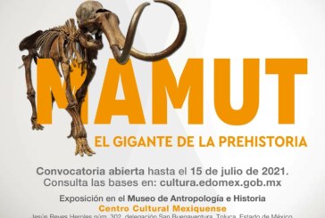 Invitan a niñas y niños a ponerle nombre al mamut de Ecatepec