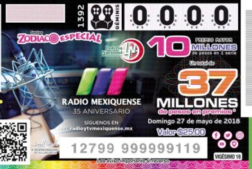 Emite Lotenal billete conmemorativo para festejar los 35 años de radio mexiquense