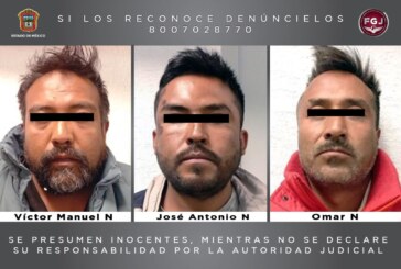 Aprehende FGJEM a tres hermanos investigados por un homicidio en Zinacantepec