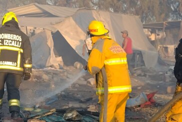 Deja dos personas fallecidas explosión en talleres de pirotecnia en Tultepec