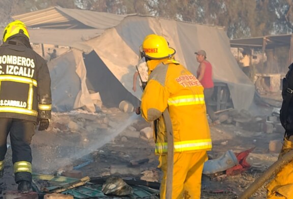 Deja dos personas fallecidas explosión en talleres de pirotecnia en Tultepec