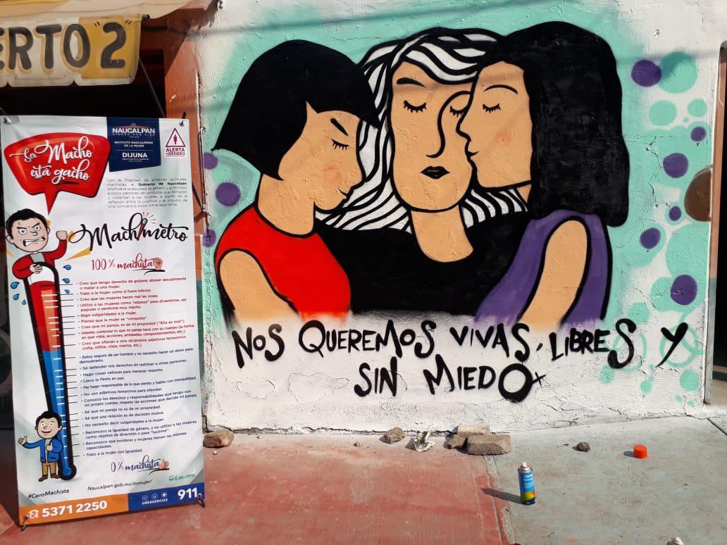 Organizan jornada contra la violencia contra la mujer en Ecatepec