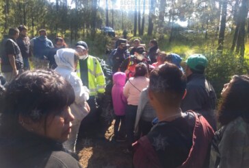 Grupos de búsqueda y rescate de la secretaría de seguridad, localizan a paseantes extraviados en los bosques de la marquesa
