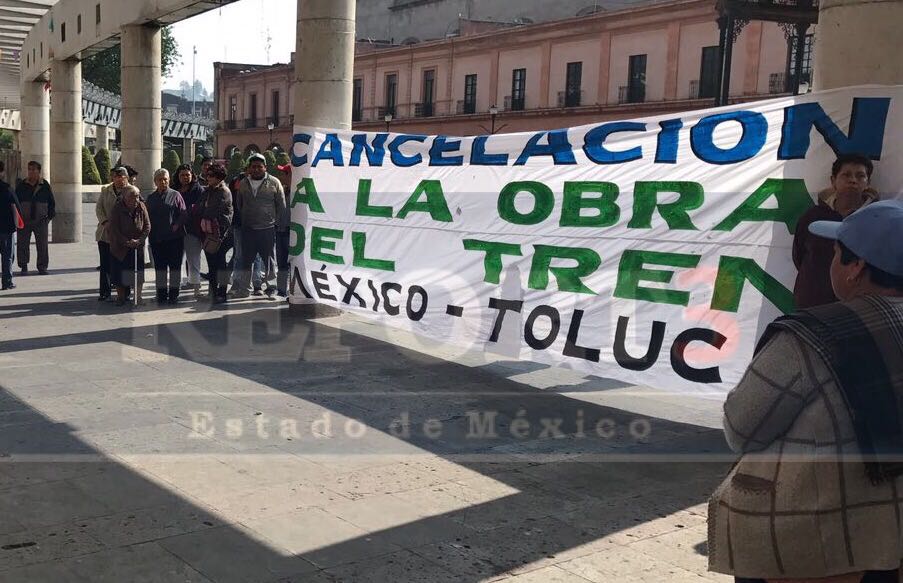 Ejidatarios de San Mateo Atenco exigen que se les paguen sus predios (otra vez).