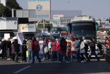 Libertad para “Chano” comuneros de Huixquilucan bloquean la México-Toluca