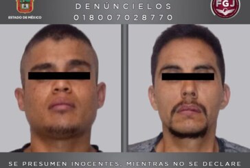 Aseguran a dos sujetos integrantes de una organización delictiva de Jalisco