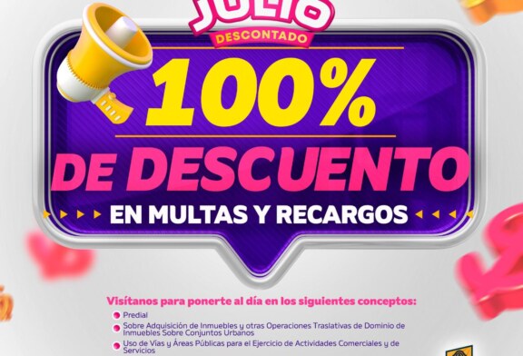 «Julio Descontado» programa de bonificación especial en apoyo a la economía familiar: Gaby Gamboa