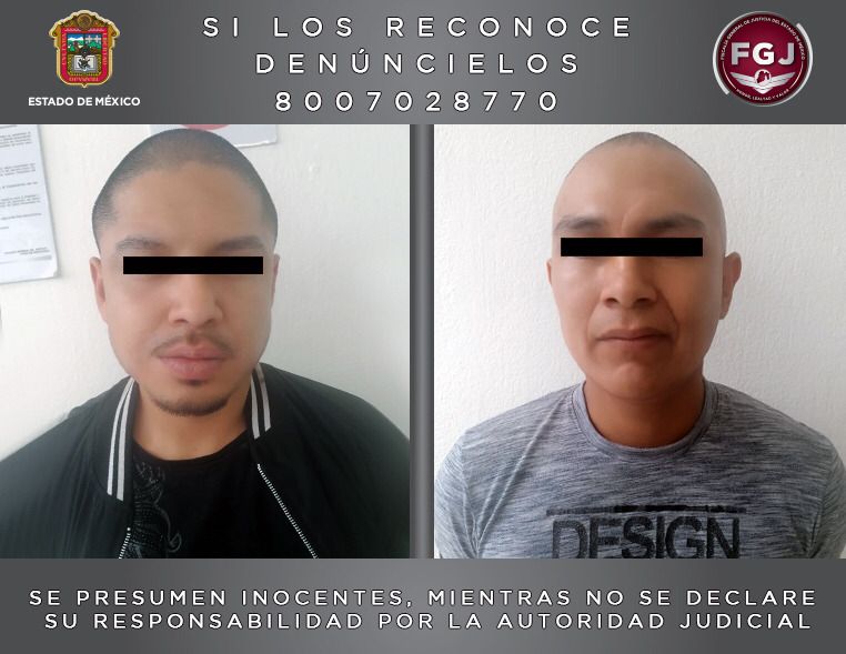Detienen en Ecatepec a dos sujetos que tenían en su poder droga, armas de fuego y cartuchos útiles de diversos calibres