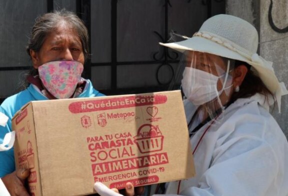 Gobierno de Metepec ha entregado más de 35 mil canastas alimentarias a población vulnerable