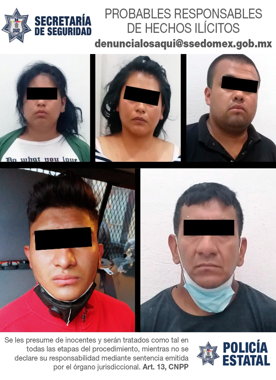 Secretaría de Seguridad y FGJEM liberan a víctima de secuestro y detienen a siete posibles responsables