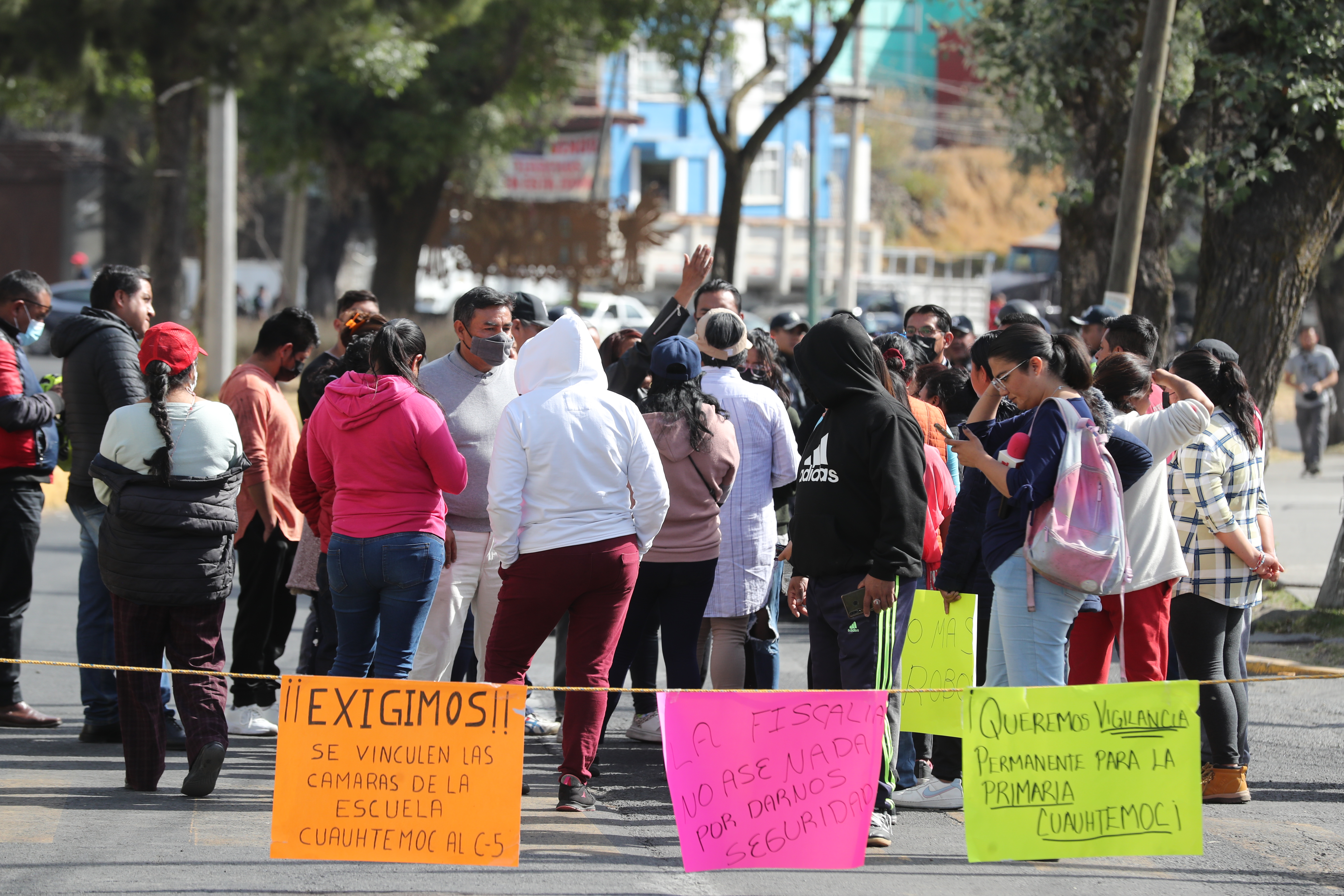 Vecinos de la Teresona exigen seguridad para escuela primaria