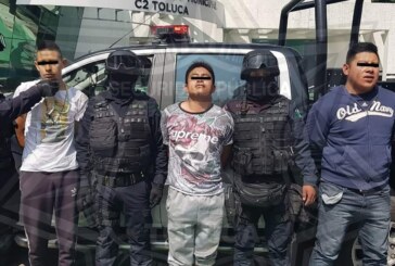 Asegura Policía de Toluca a grupo presuntamente dedicado al robo con violencia