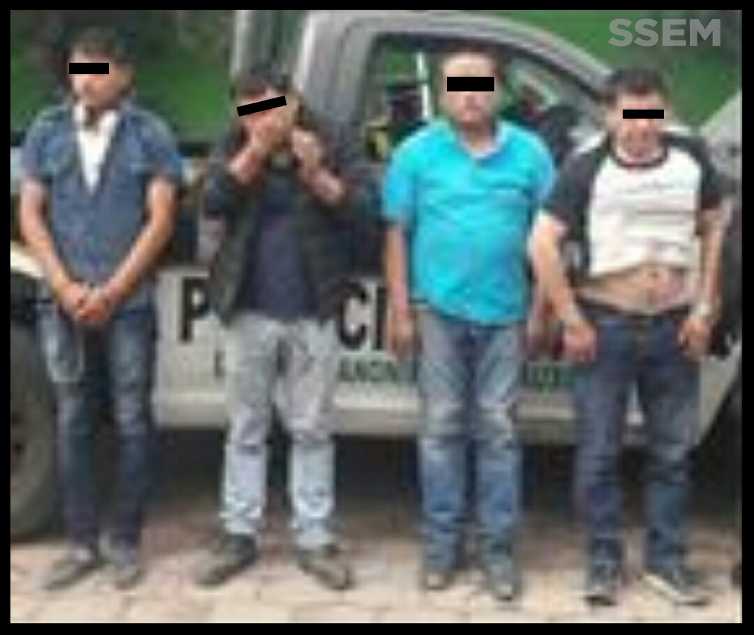 Captura SSEM a cinco probables narcomenudistas
