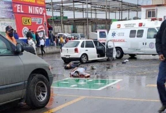 Matan a tiros a dos en San Felipe del Progreso, tiroteo desata pánico entre peatones
