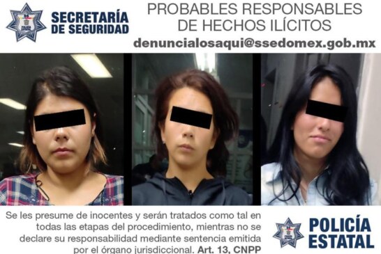 Recuperan cuatro automotores con reporte de robo y detienen a cuatro mujeres en San Cristobal Huichochitlan