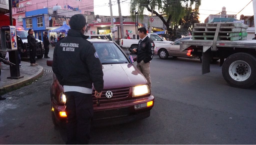 Detienen a 83 mediante operativo rastrillo en Toluca