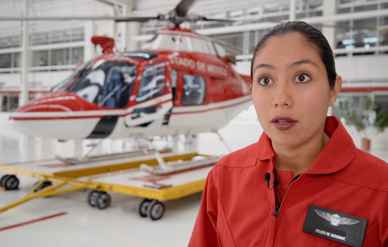 Integra relámpagos a la primera mujer en operar aeronaves de rescate