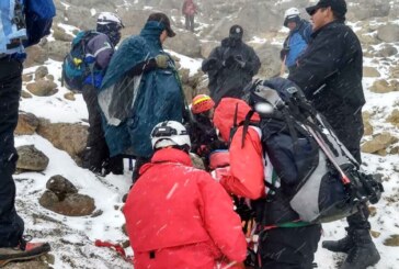Concreta Cruz Roja Amecameca extracción de alpinista accidentado en el Iztaccíhuatl