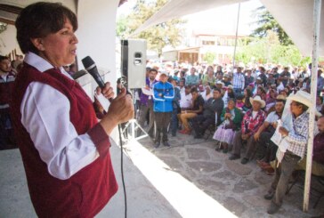 El cambio se logrará votando: Delfina Gómez 
