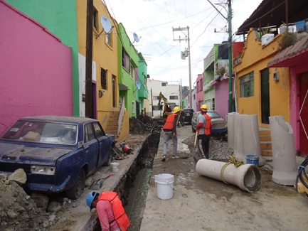 Entrega OAyST obras de alto impacto en materia de drenaje