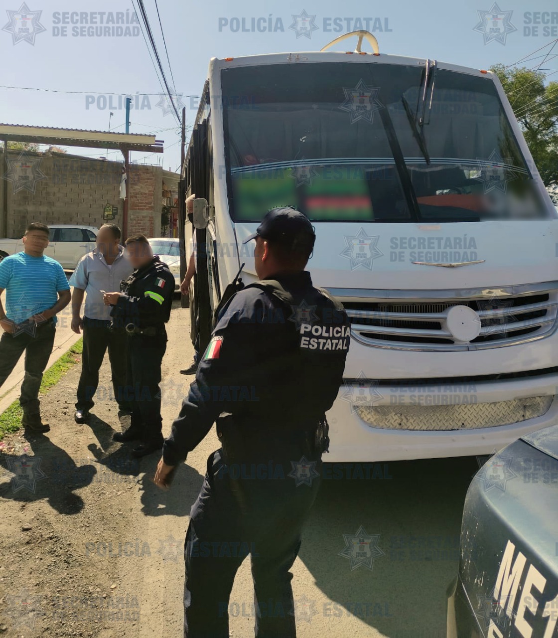 Detienen en flagrancia a probable implicado del delito de robo con violencia a usuaria del transporte público