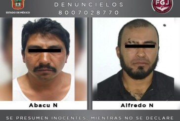 Detienen a dos sujetos investigados por un secuestro en Ixtapaluca