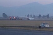 Aterriza de emergencia ambulancia aérea en aeropuerto internacional de Toluca