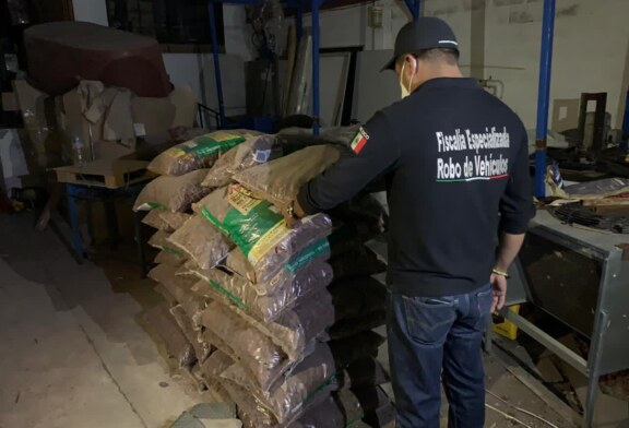 Recuperan mercancía valuada en 10 millones de pesos, durante cateo en Cuautitlán Izcalli