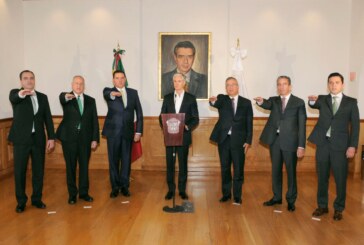Designa Alfredo del Mazo a nuevos secretarios del gabinete estatal
