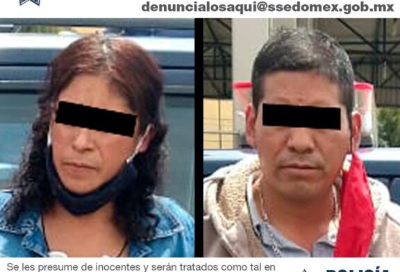 Detienen elementos de la secretaría de seguridad a dos probables implicados en el delito de narcomenudeo en la central de abastos de la capital mexiquense