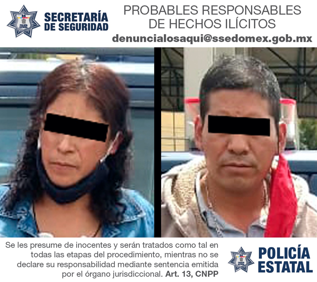Detienen elementos de la secretaría de seguridad a dos probables implicados en el delito de narcomenudeo en la central de abastos de la capital mexiquense