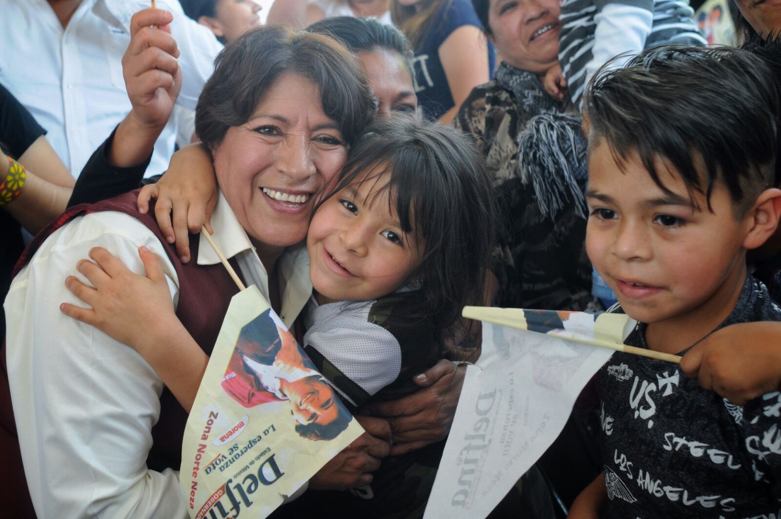 Es Delfina Gómez primer lugar en preferencias electorales; 78% quiere fuera al PRI de Edomex