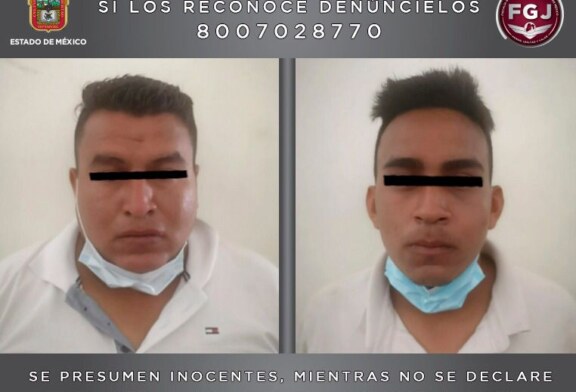 Aprehende FGJEM a dos sujetos indagados por un hecho delictivo en el que tres hombres resultaron muertos y otro más lesionado, en Coacalco