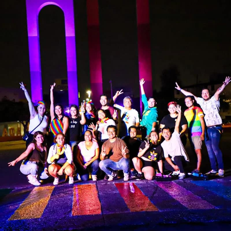Guadalajara pinta sus calles de arcoíris por el mes del orgullo