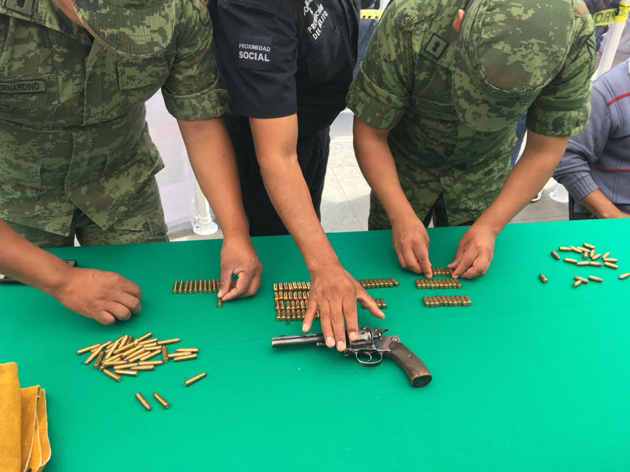 Arranca programa canje de armas, secretaría de seguridad, defensa nacional y municipios