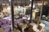 Catea fiscalía mexiquense y policía federal un inmueble en la paz y localizan más de 22 mil cajas con mercancía clonada