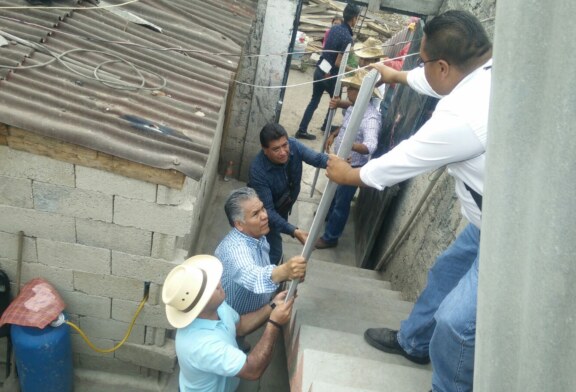 Inician trabajos de rehabilitación de viviendas dañadas por tromba en la zona norte de Toluca