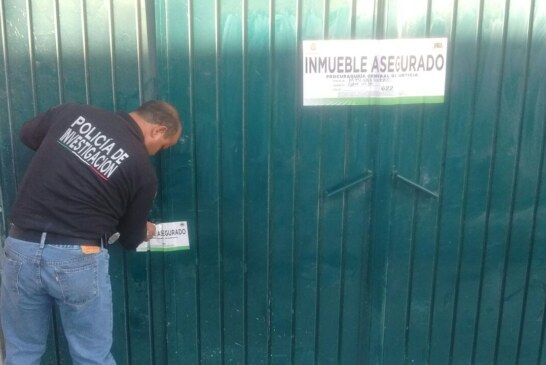 Catea fiscalía general un inmueble en Ecatepec