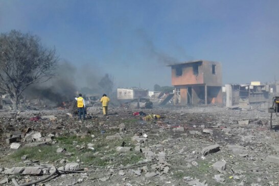 Ascienden a 14 los muertos hasta el momento por la explosión en Tultepec