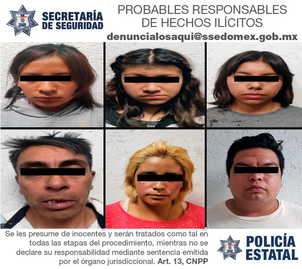 Detienen a  siete personas posibles responsables del delito de secuestro