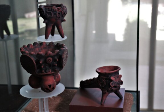 Exhibe museo “Román Piña Chan” sahumadores prehispánicos