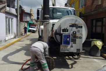 Se intensifican en Toluca trabajos de desazolve